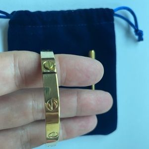 Rare 1970 Charles Revson Love Bracelet Aldo Cipullo (Cartier Designer)